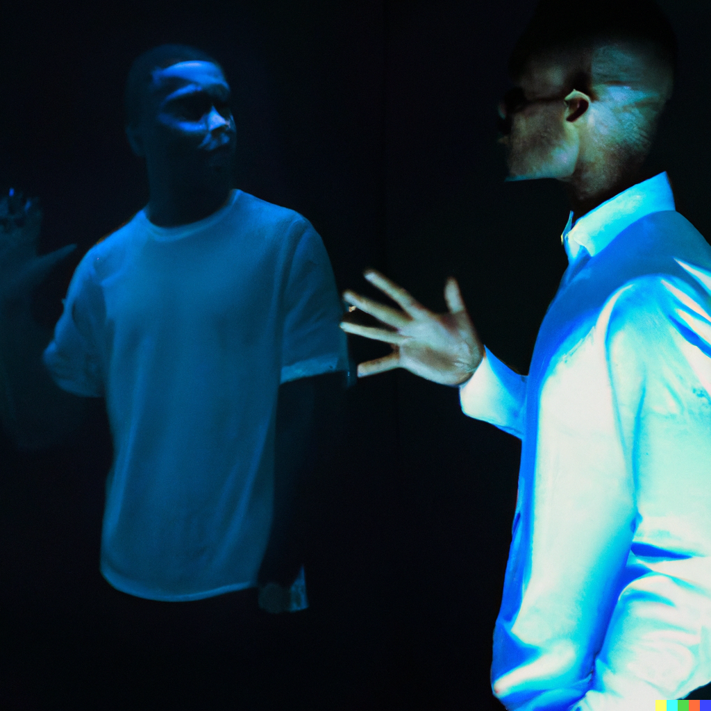Photo of a hologram