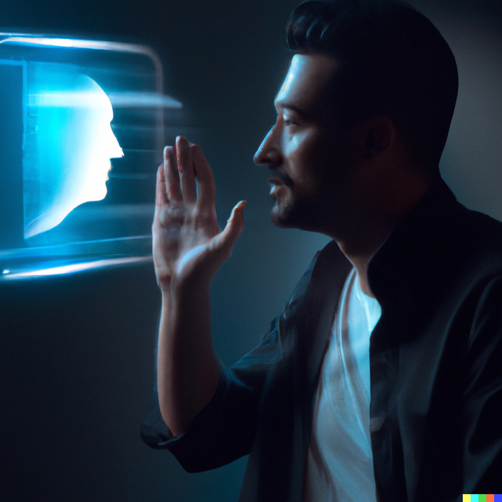 Photo of a hologram